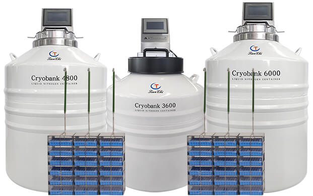 要氣相儲存但樣本少用什么液氮容器？